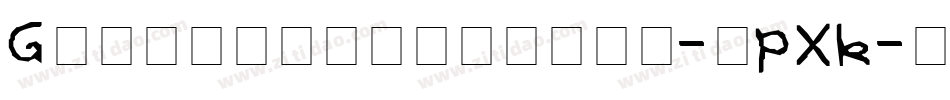 Gradeskoolernbp-xPXK字体转换