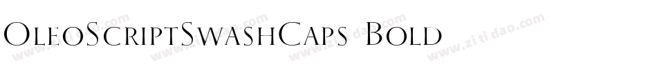 OleoScriptSwashCaps-Bold字体转换