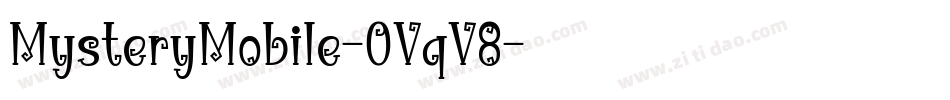 MysteryMobile-OVqV8字体转换