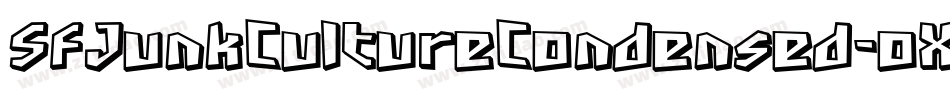 SfJunkCultureCondensed-oXvq字体转换 SfJunkCultureCondensed-oXvq字体转换