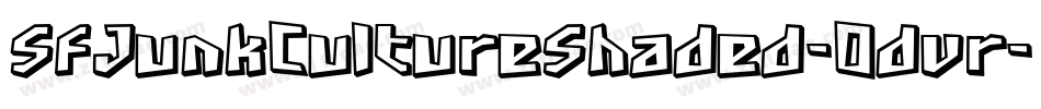 SfJunkCultureShaded-0dvr字体转换