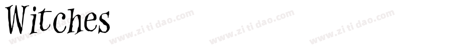 Witches字体转换