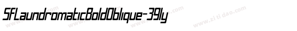 SfLaundromaticBoldOblique-39ly字体转换