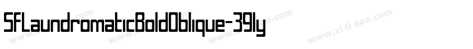 SfLaundromaticBoldOblique-39ly字体转换