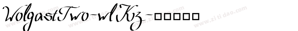 WolgastTwo-wlKz字体转换
