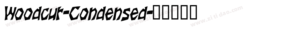 Woodcut-Condensed字体转换