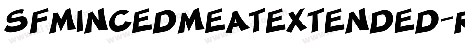 SfMincedMeatExtended-RqAl字体转换