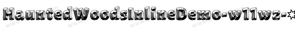 HauntedWoodsInlineDemo-w11wz字体转换