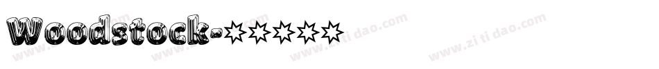 Woodstock字体转换