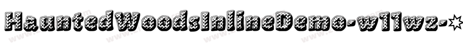 HauntedWoodsInlineDemo-w11wz字体转换