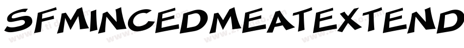 SfMincedMeatExtended-RqAl字体转换