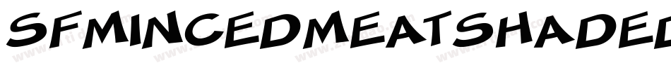 SfMincedMeatShaded-YyA8字体转换