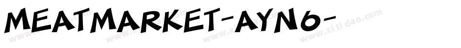 Meatmarket-AYn6字体转换