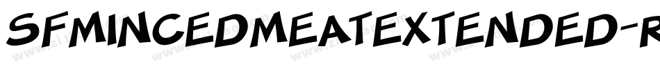 SfMincedMeatExtended-RqAl字体转换