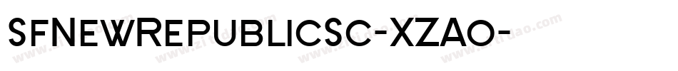 SfNewRepublicSc-XZAo字体转换 SfNewRepublicSc-XZAo字体转换