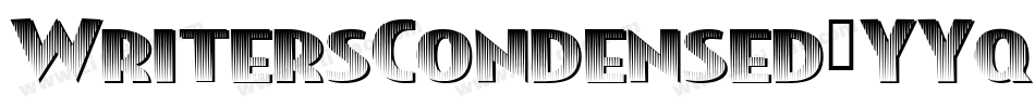 WritersCondensed-YYq字体转换