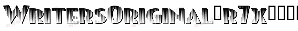 WritersOriginal-r7x字体转换