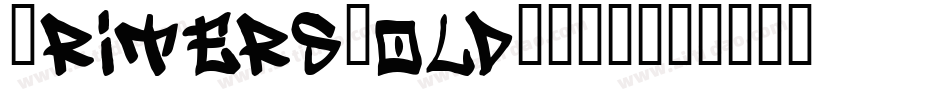 WritersBold-8EM字体转换