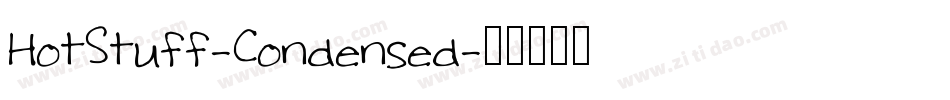 HotStuff-Condensed字体转换