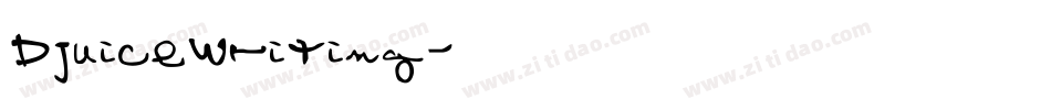 DjuiceWriting字体转换