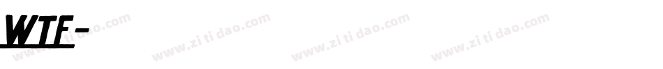 WTF字体转换