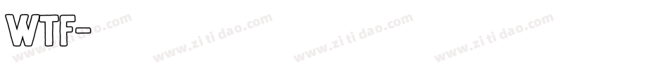 WTF字体转换