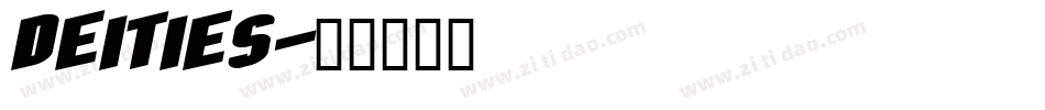 DEITIES字体转换