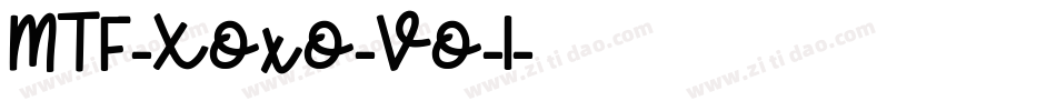 MTF-Xoxo-Vo-1字体转换