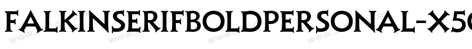 FalkinSerifBoldPersonal-x5G5字体转换