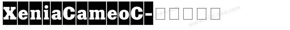 XeniaCameoC字体转换