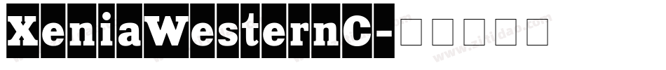 XeniaWesternC字体转换