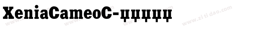 XeniaCameoC字体转换