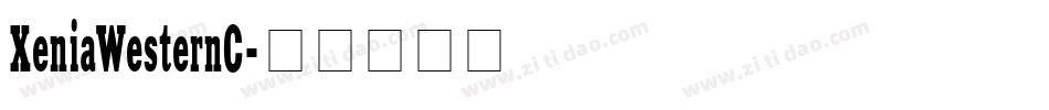 XeniaWesternC字体转换