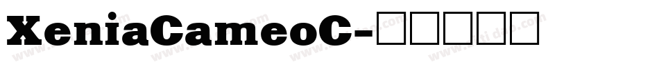XeniaCameoC字体转换