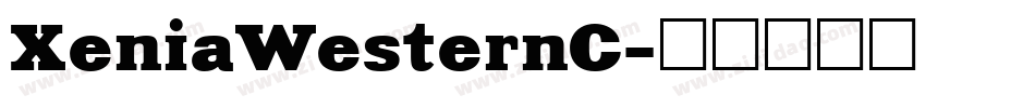 XeniaWesternC字体转换