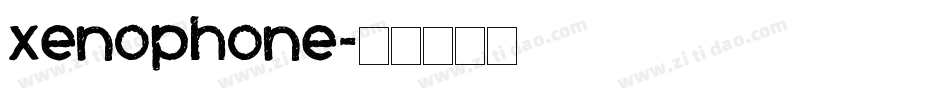 Xenophone字体转换