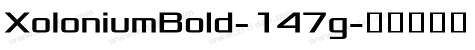 XoloniumBold-147g字体转换