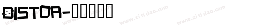 Distor字体转换