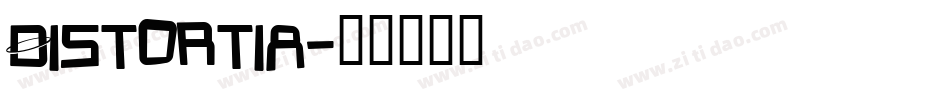 Distortia字体转换