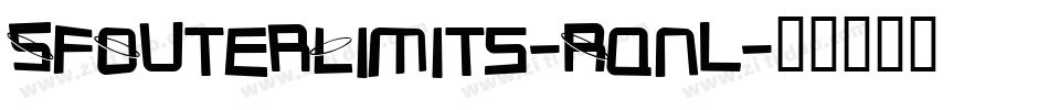 SfOuterLimits-Rqnl字体转换
