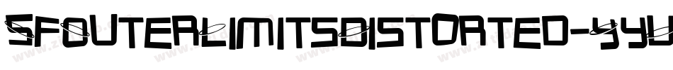 SfOuterLimitsDistorted-YyV8字体转换 SfOuterLimitsDistorted-YyV8字体转换