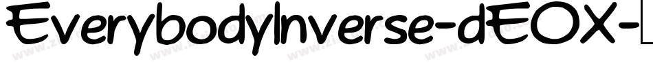 EverybodyInverse-dEOX字体转换