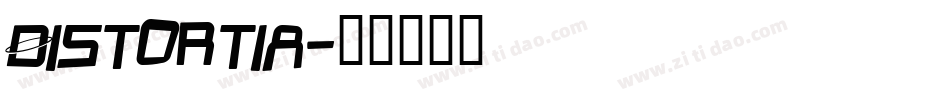 Distortia字体转换