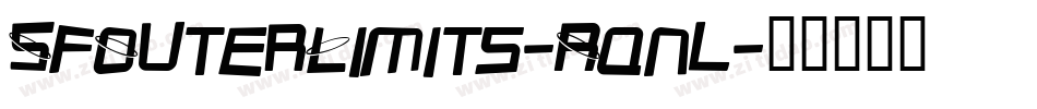 SfOuterLimits-Rqnl字体转换