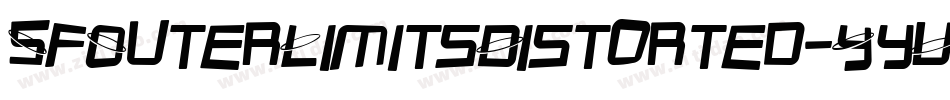SfOuterLimitsDistorted-YyV8字体转换 SfOuterLimitsDistorted-YyV8字体转换