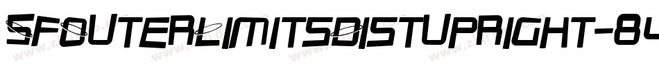 SfOuterLimitsDistupright-84rB字体转换 SfOuterLimitsDistupright-84rB字体转换