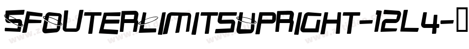 SfOuterLimitsUpright-12l4字体转换 SfOuterLimitsUpright-12l4字体转换