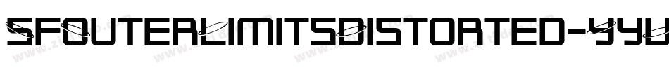 SfOuterLimitsDistorted-YyV8字体转换 SfOuterLimitsDistorted-YyV8字体转换