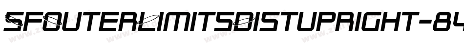 SfOuterLimitsDistupright-84rB字体转换 SfOuterLimitsDistupright-84rB字体转换