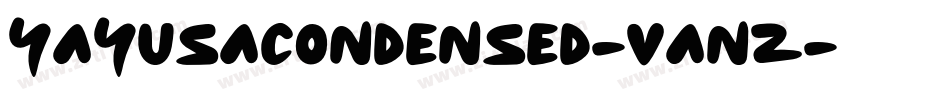 YayUsaCondensed-Vanz字体转换